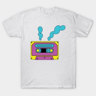 Retro Graffiti Cassette Tape T-Shirt